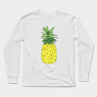 pineapple the sweet in inside Long Sleeve T-Shirt